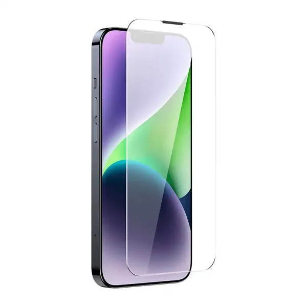 Tempered Glass Baseus Corning for iPhone 13 Pro Max/14 Plus with built-in dust filter - Image 3