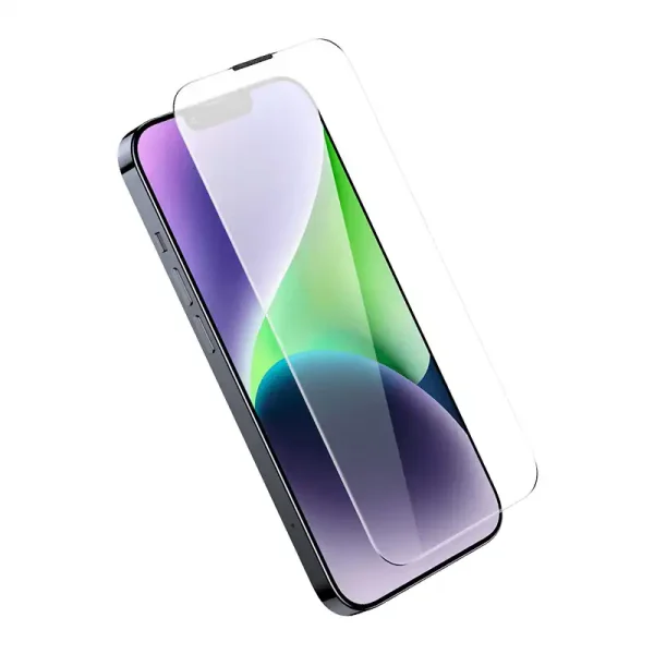 Tempered Glass Baseus Corning for iPhone 13 Pro Max/14 Plus with built-in dust filter - Image 5
