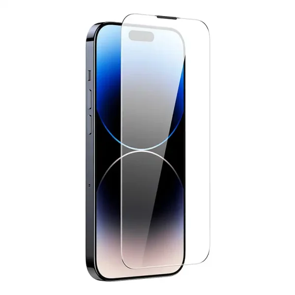 Tempered Glass Baseus Corning for iPhone 14 Pro with built-in dust filter - Image 3