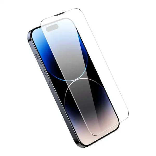 Tempered Glass Baseus Corning for iPhone 14 Pro with built-in dust filter - Image 5