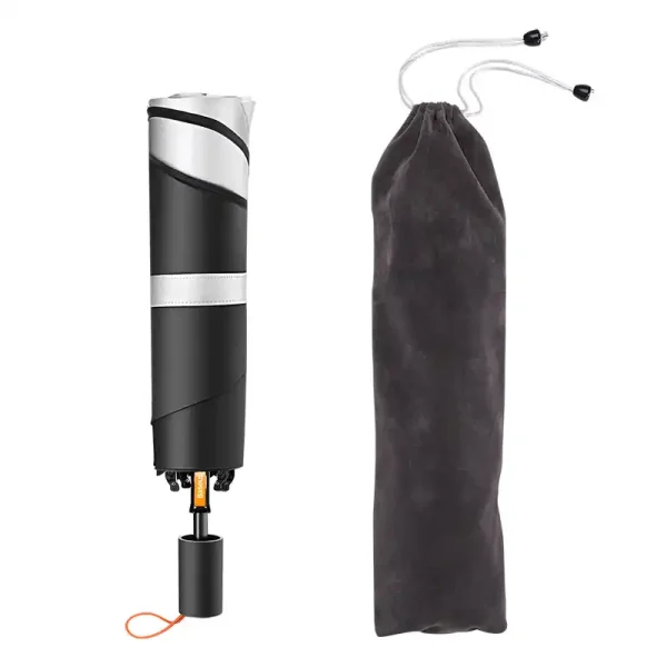 Windshield Sun Shade Umbrella Lite  Baseus CoolRide small (black) - Image 2
