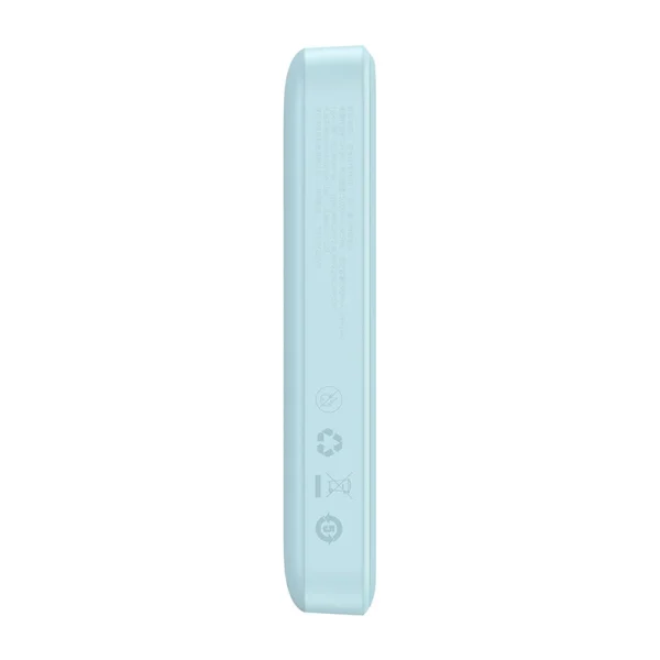 Powerbank Baseus Magnetic Mini 10000mAh, USB-C  20W MagSafe (blue) - Image 6
