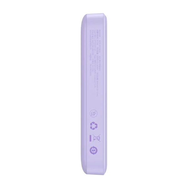Powerbank Baseus Magnetic Mini 10000mAh, USB-C  20W MagSafe (purple) - Image 5