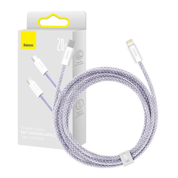 USB-C to Lightning cable Baseus Dynamic 2 Series 20W 2m (purple) - Image 6