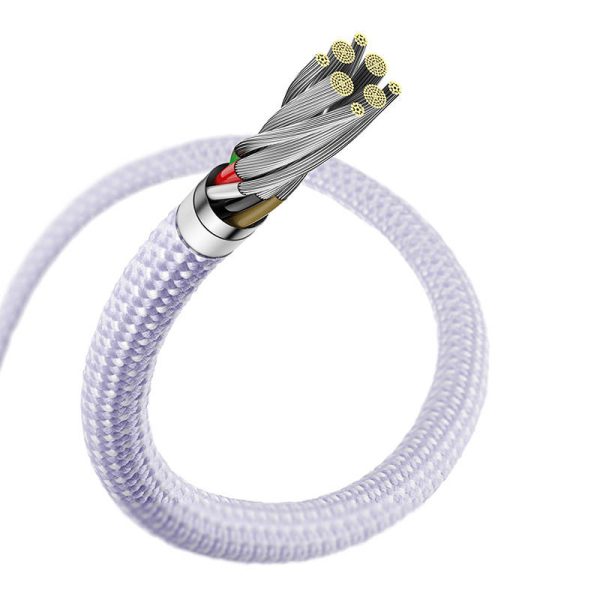 USB-C to Lightning cable Baseus Dynamic 2 Series 20W 2m (purple) - Image 3