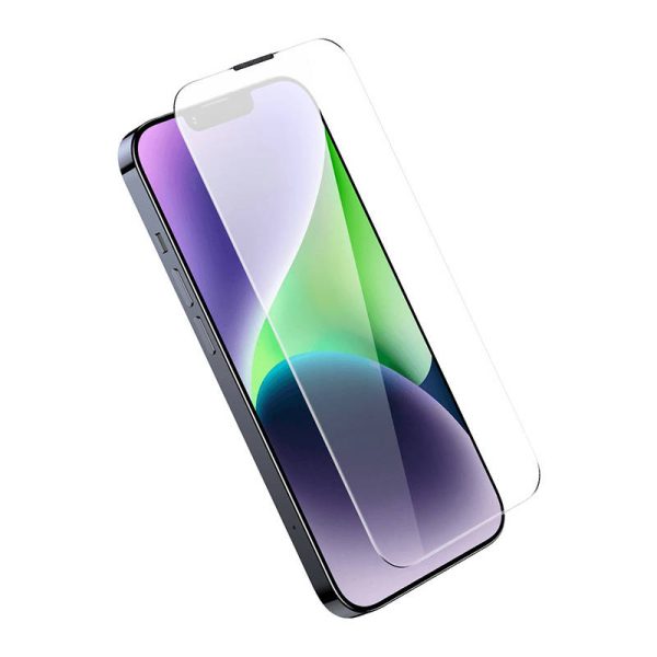 Tempered Glass Baseus 0.4mm Iphone 13 Pro Max/14 Plus + cleaning kit - Image 5