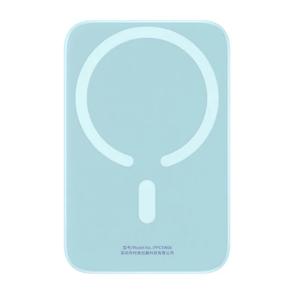Powerbank Baseus Magnetic Mini 6000mAh, USB-C  20W MagSafe (blue) - Image 4