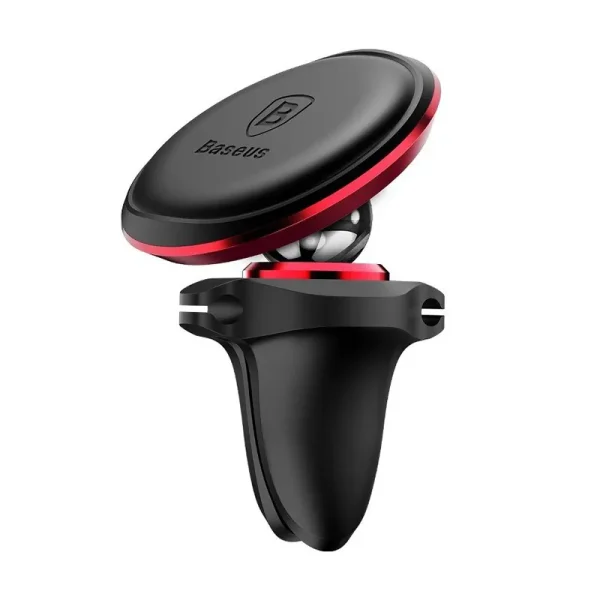 Car Mount Holder Baseus Magnetic Air Vent Red OS - Image 5