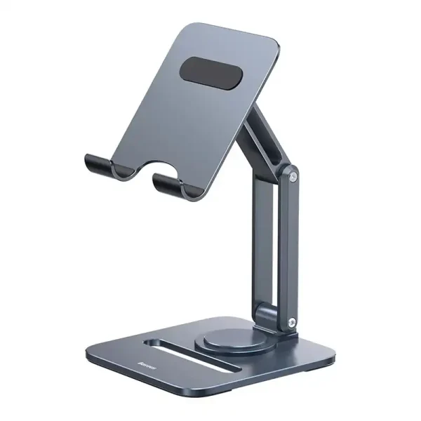 Desktop Biaxial Foldable Metal Stand Baseus (for Tablets) Space Grey - Image 3