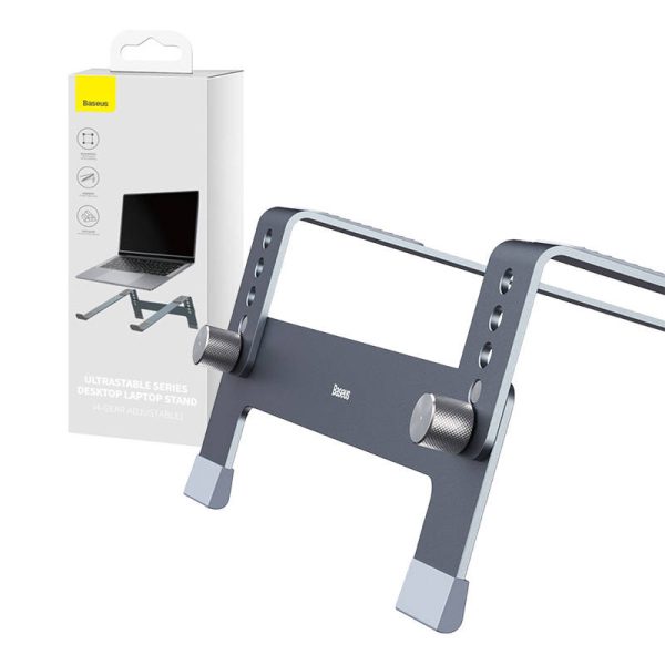 Laptop Stand Baseus (4-Gear Adjustable) Space Grey - Image 4
