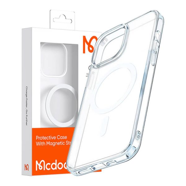 Magnetic case McDodo Crystal for iPhone 14 Pro Max (clear) - Image 3
