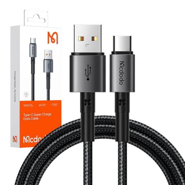 Cable USB-C  Mcdodo CA-3590 100W, 1.2m (black) - Image 2