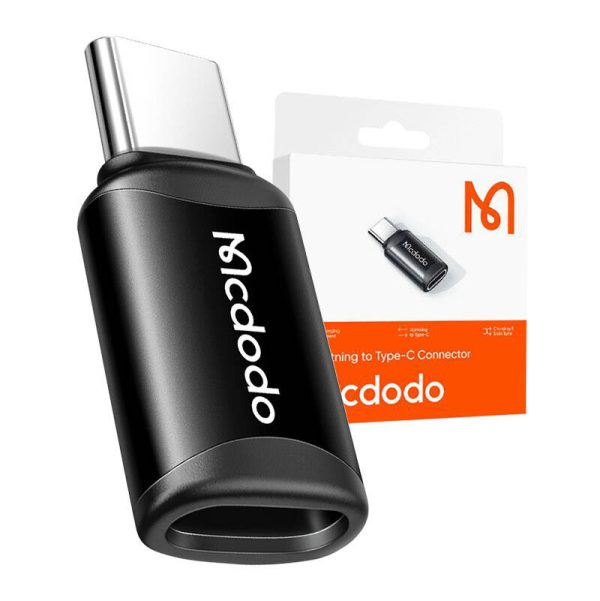 Lightning to USB-C adapter, Mcdodo OT-7700 (black) - Image 4