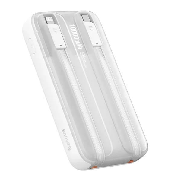 Powerbank Baseus Comet 10000mAh, 22.5W (white) - Image 4