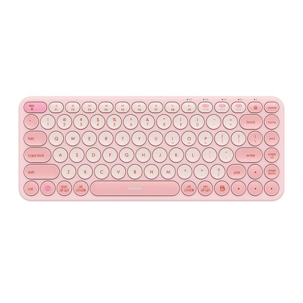 Baseus K01A Wireless Tri-Mode Keyboard Baby Pink — изображение 2