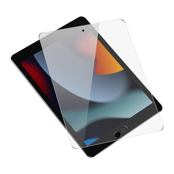 Tempered Glass Baseus Crystal 0.3 mm for iPad Pro/Air3/ 10,2" iPad 7/8/9 (2szt.) + cleaning kit - Image 2