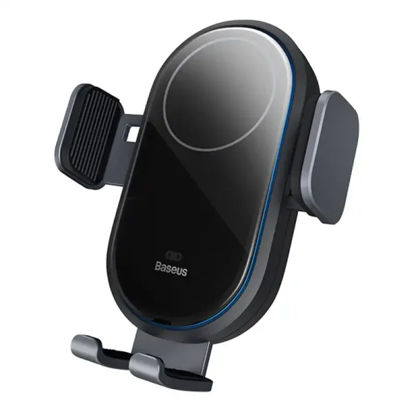 car holder with inductive charger Baseus LightChaser  (Black)