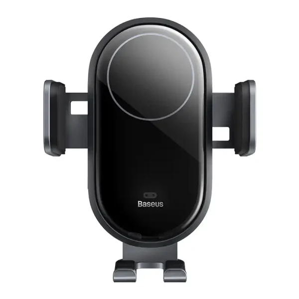 car holder with inductive charger Baseus LightChaser  (Black) - Image 2
