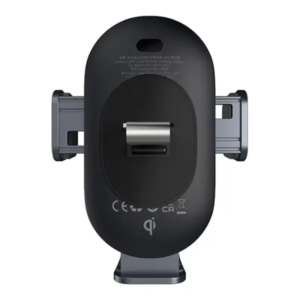 car holder with inductive charger Baseus LightChaser  (Black) - Image 4