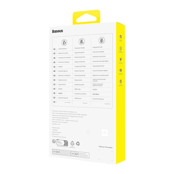 Phone Case for iP 13 PRO Baseus OS-Lucent Series (Clear) — изображение 5
