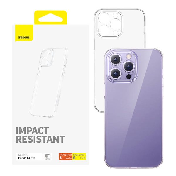 Phone Case for iP 14 PRO Baseus OS-Lucent Series (Clear) - Image 5