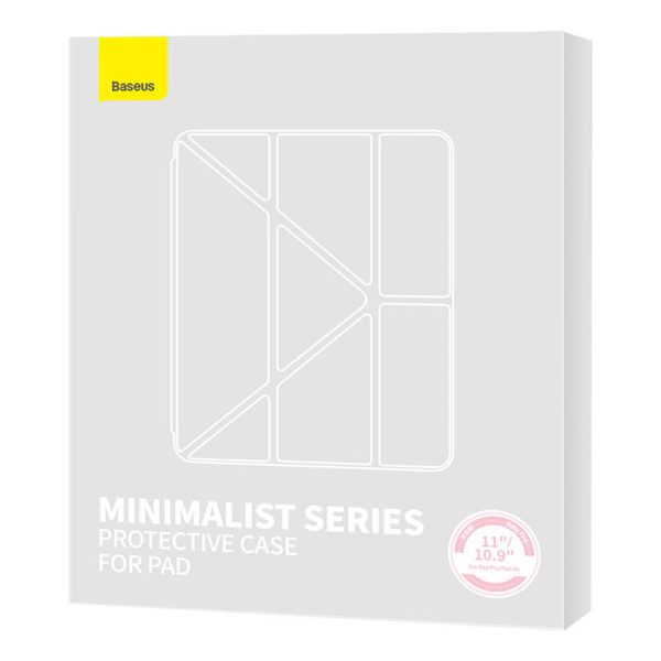 Magnetic Case Baseus Minimalist for Pad Pro 11″ (2018/2020/2021/2022) (baby pink) - Image 4