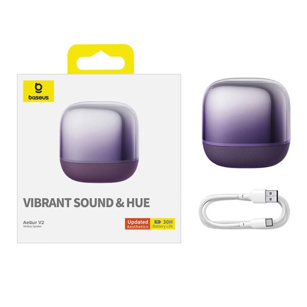 AeQur V2 Wireless Speaker  Baseus  (Purple) - Image 2