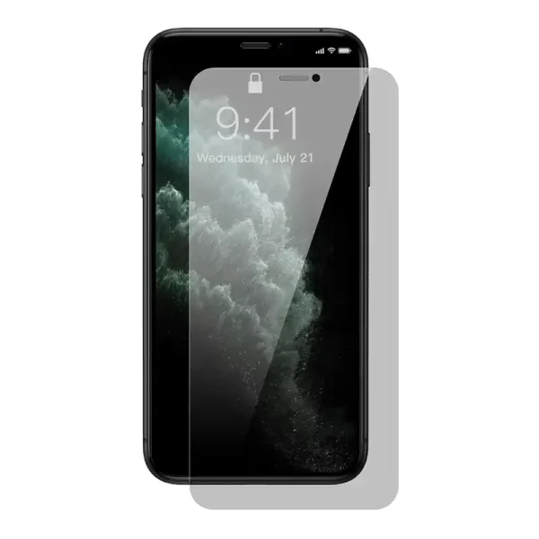 Baseus Crystal Privacy Protection Tempered Glass 0.3mm for iPhone X/XS - Image 3