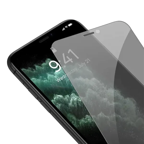 Baseus Crystal Privacy Protection Tempered Glass 0.3mm for iPhone X/XS - Image 5