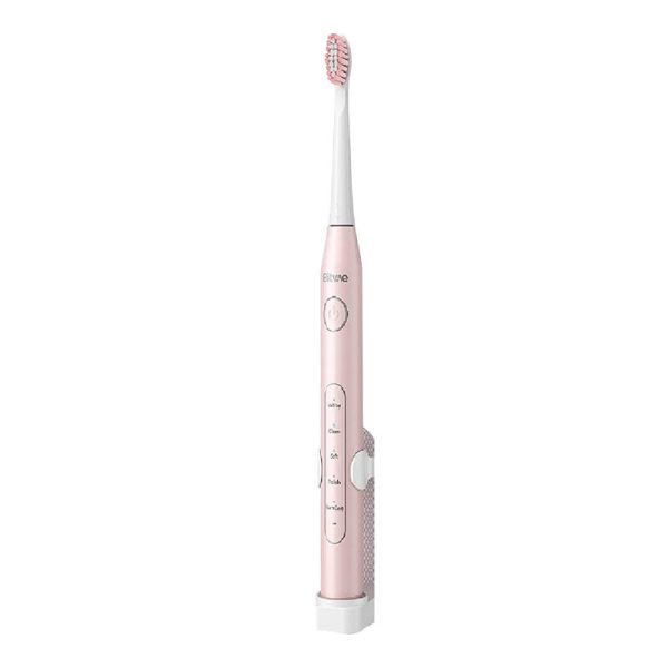 Sonic toothbrushes with tips set and 2 toothbrush holders Bitvae D2+D2 (pink and black) - Image 3