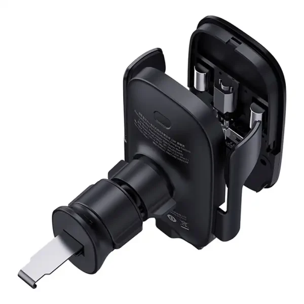 Wireless Charging Car Mount Baseus MilkyWay Pro 15W (black) - Image 6