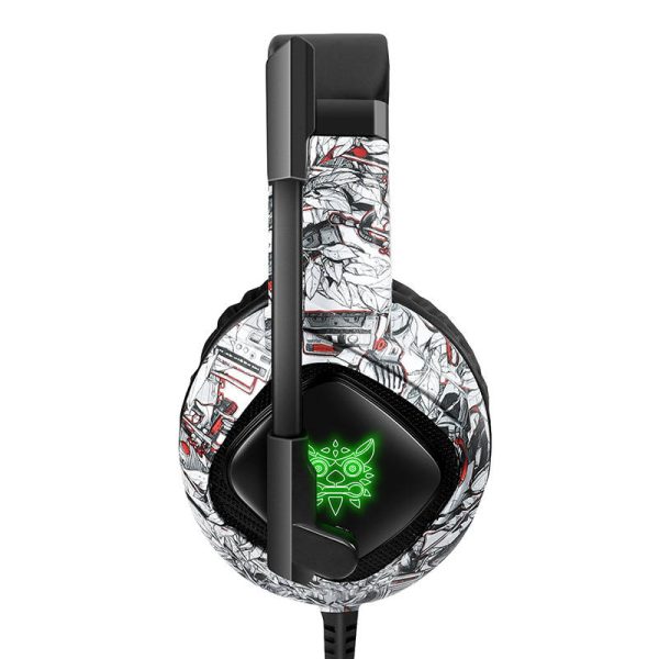 Gaming headphones ONIKUMA K19 Camou White - Image 3