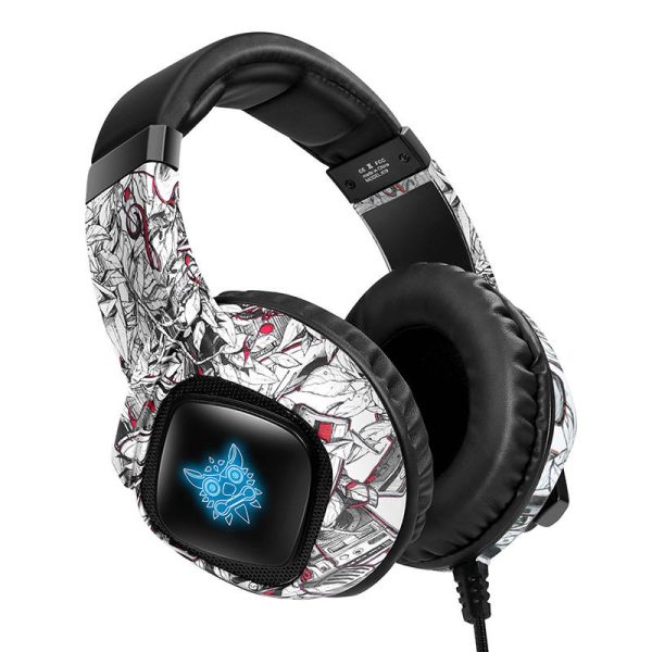 Gaming headphones ONIKUMA K19 Camou White - Image 4
