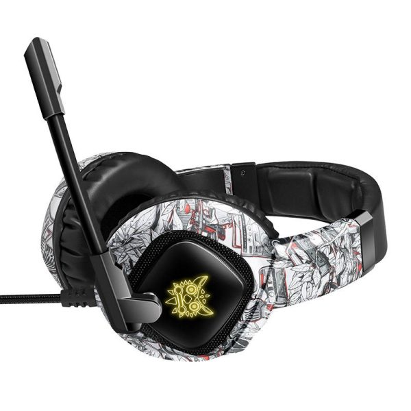 Gaming headphones ONIKUMA K19 Camou White - Image 5