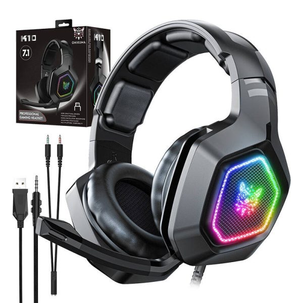 Gaming headphones ONIKUMA K10 (black) - Image 3