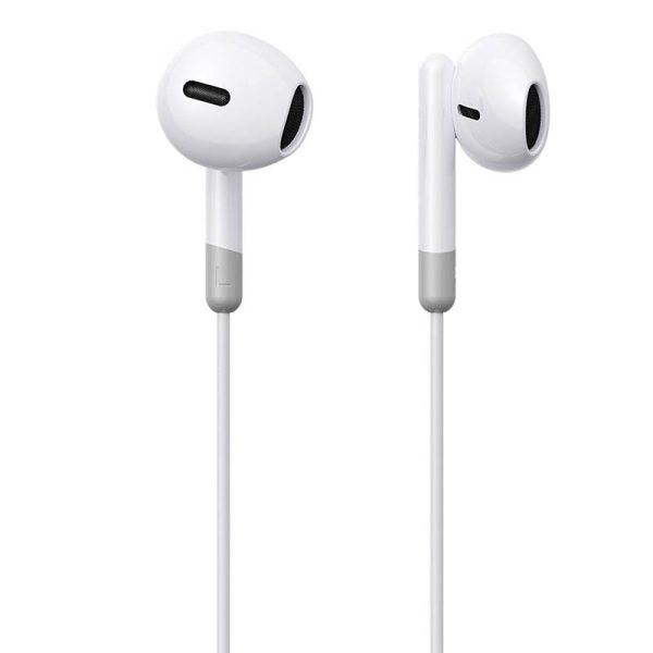 Wired Earphones JR-EW01, Half in Ear (White) - Image 2