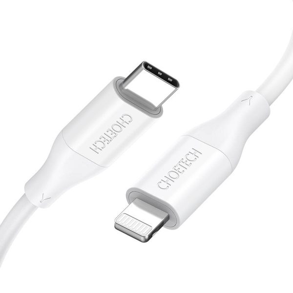 Cable Choetech IP0040 USB-C to Lightning PD18/30W 1,2m (white) - Image 3