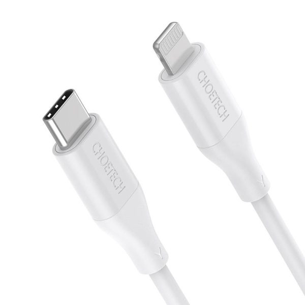 Cable Choetech IP0040 USB-C to Lightning PD18/30W 1,2m (white) - Image 4