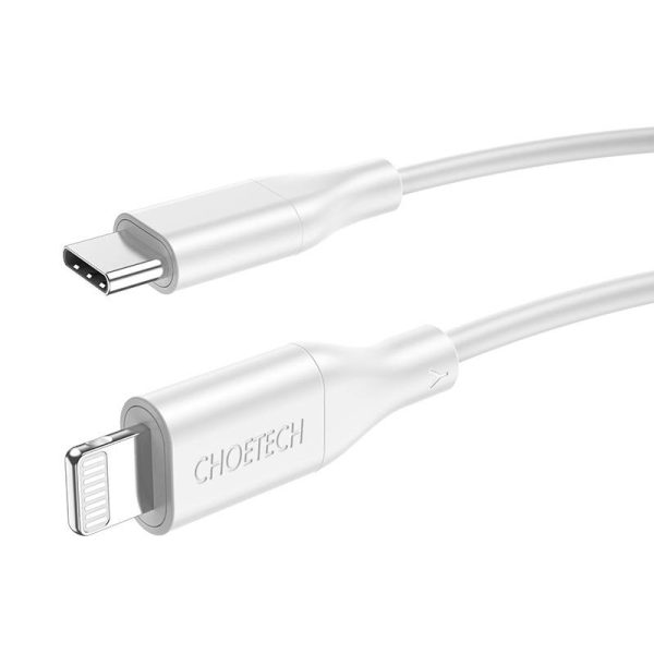 Cable Choetech IP0040 USB-C to Lightning PD18/30W 1,2m (white) - Image 5