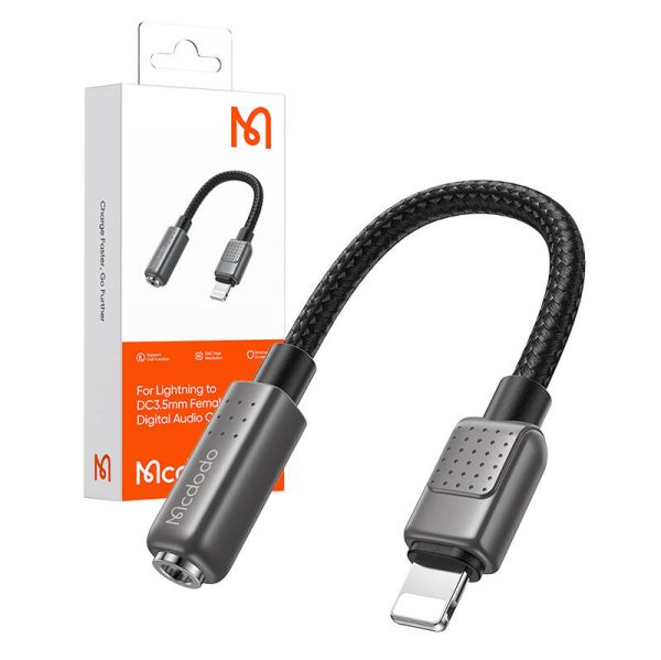 Audio Adapter Mcdodo CA-5010 Lightning to Mini Jack 3.5mm 0.11m - Image 3
