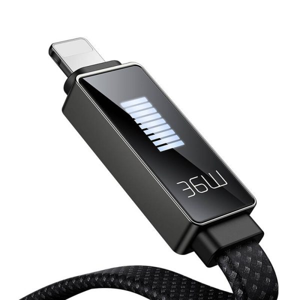 Cable Mcdodo CA-4960 USB-C to Lightning with display 1.2m (black) - Image 2