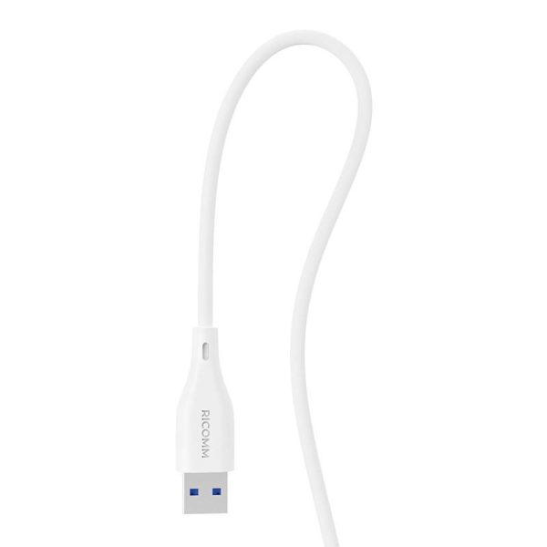 USB-A to Lightning Cable Ricomm RLS004ALW 1.2m - Image 4