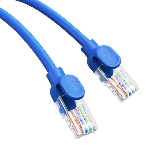 Round Cable Baseus Ethernet RJ45, Cat.6, 0,5m (blue) - Image 4