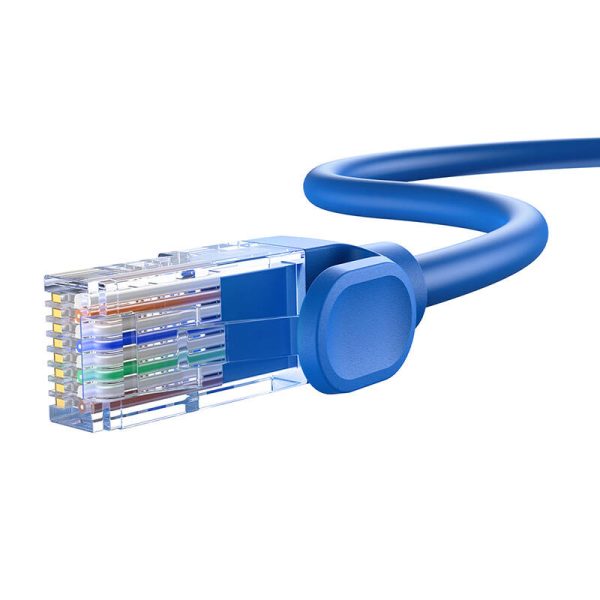 Round Cable Baseus Ethernet RJ45, Cat.6, 0,5m (blue) - Image 6
