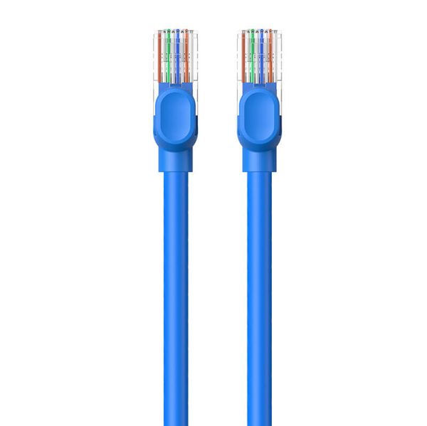 Round Cable Baseus Ethernet RJ45, Cat.6, 0,5m (blue) - Image 3
