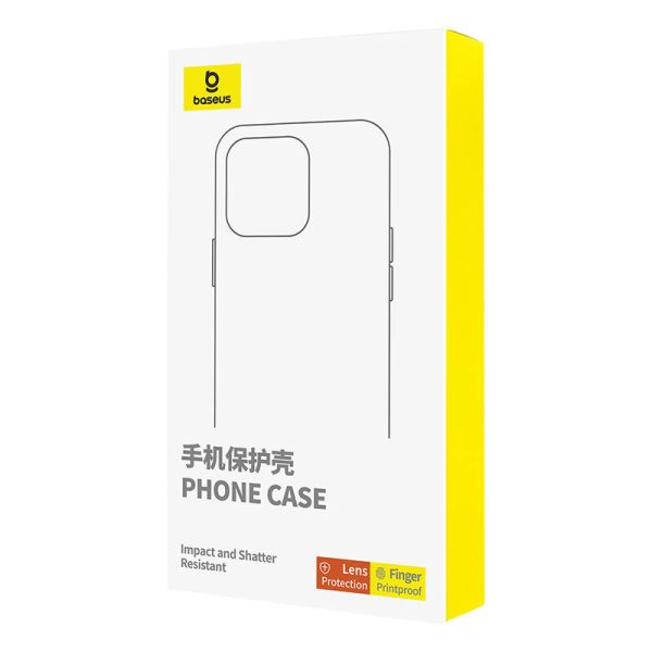 Clear Case Baseus iPhone 14 Pro Max+ tempered glass - Image 5