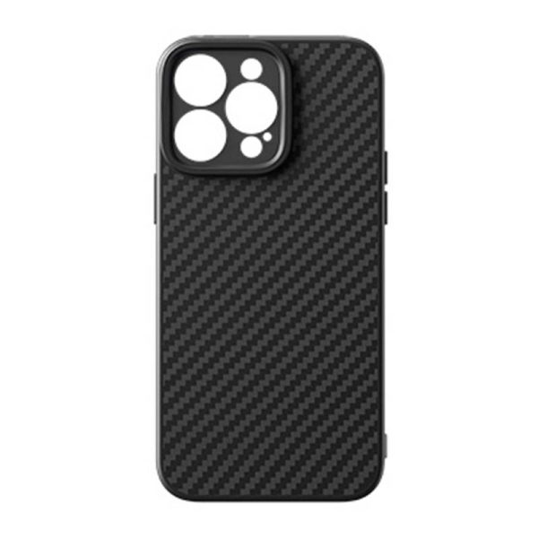 Case Baseus Synthetic Fiber iPhone 15 Pro + tempered glass - Image 3