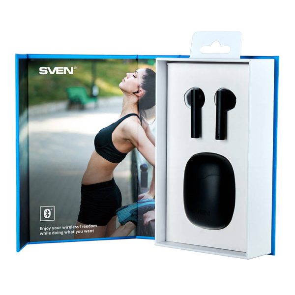 Wireless Earbuds with microphone SVEN E-717BT (black - Image 3