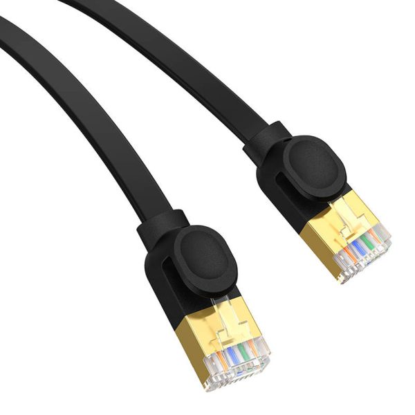 Baseus Cat 7 UTP Ethernet RJ45 Cable Flat 8 m black - Image 3