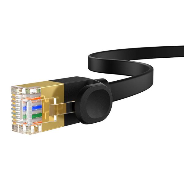 Baseus Cat 7 UTP Ethernet RJ45 Cable Flat 8 m black - Image 4